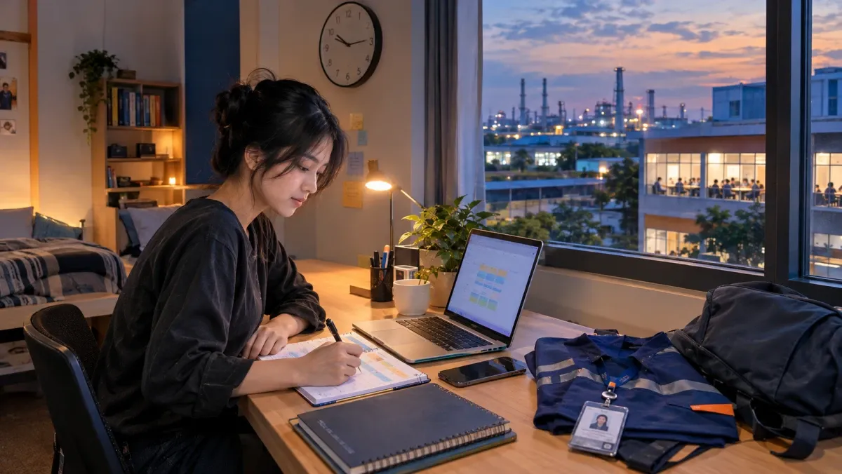 Cara Mengatur Waktu Kerja Shift Pabrik dan Kuliah Reguler Malam di Cikampek